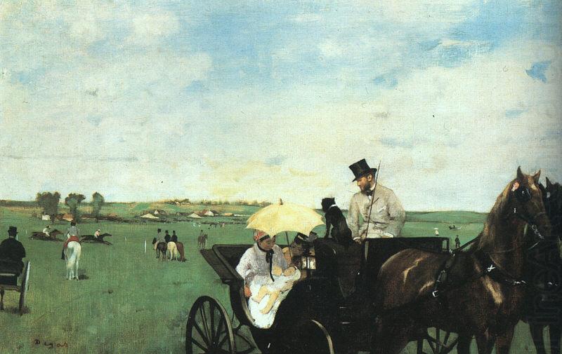 Edgar Degas At the Races in the Country china oil painting image